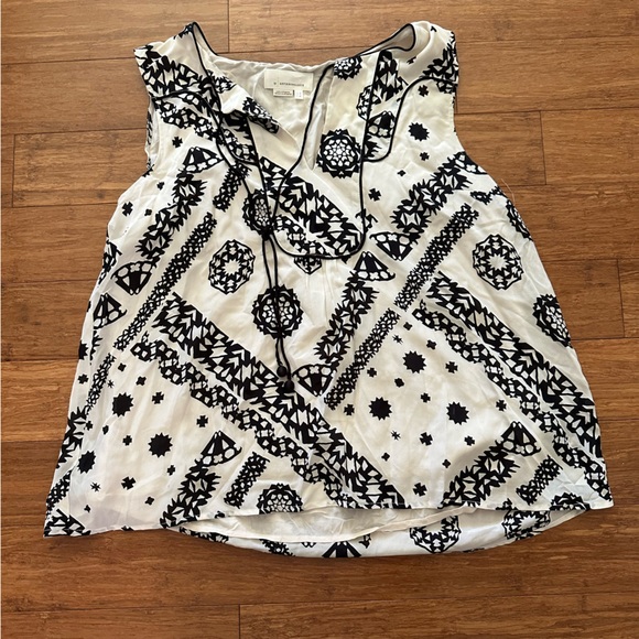 Anthropologie Giuliana Silk Blouse Size 12 - Picture 9 of 9